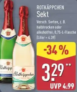 Aldi Nord ROTKÄPPCHEN Sekt Angebot