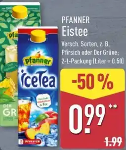 Aldi Nord PFANNER Eistee Angebot