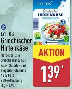Aldi Nord LYTTOS Griechischer Hirtenkäse Angebot