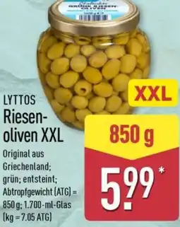 Aldi Nord LYTTOS Riesenoliven XXL Angebot
