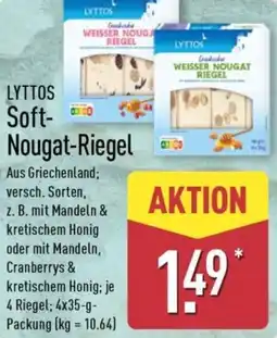 Aldi Nord LYTTOS Soft Nougat-Riegel Angebot