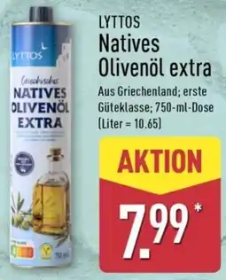 Aldi Nord LYTTOS Natives Olivenöl extra Angebot