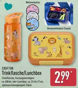 Aldi Nord CROFTON Trinkflasche/Lunchbox Angebot