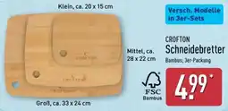 Aldi Nord CROFTON Schneidebretter Angebot