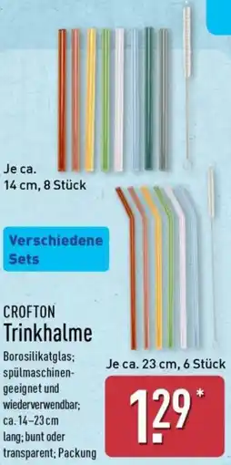 Aldi Nord CROFTON Trinkhalme Angebot