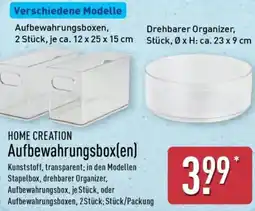 Aldi Nord HOME CREATION Aufbewahrungsbox(en) Angebot