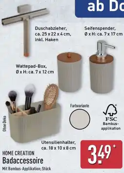 Aldi Nord HOME CREATION Badaccessoire Angebot