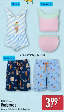 Aldi Nord LILY & DAN Bademode Angebot