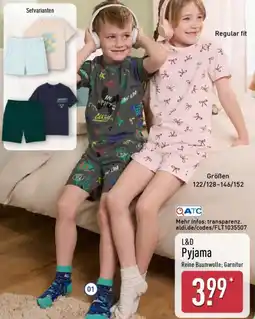 Aldi Nord L&D Pyjama Angebot