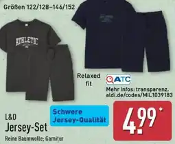 Aldi Nord L&D Jersey-Set Angebot