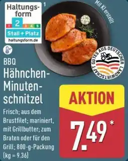 Aldi Nord BBQ Hähnchen Minutenschnitzel Angebot