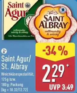 Aldi Nord Saint Agur/ St. Albray Angebot