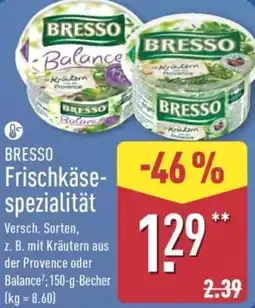 Aldi Nord BRESSO Frischkäsespezialität Angebot