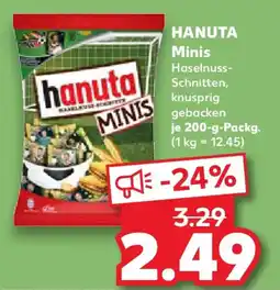 Kaufland HANUTA HANUTA Minis Haselnuss- Schnitten, Angebot