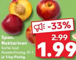 Kaufland Span. Nektarinen Angebot