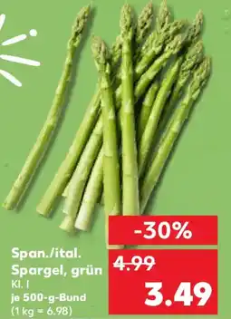 Kaufland Span./ital. Spargel, grün Angebot