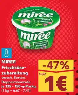 Kaufland MIREE Frischkäsezubereitung Angebot