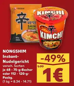 Kaufland NONGSHIM Instant- Nudelgericht Angebot