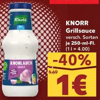 Kaufland KNORR Grillsauce Angebot