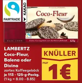 Kaufland LAMBERTZ Coco-Fleur, Balena oder Divina Angebot