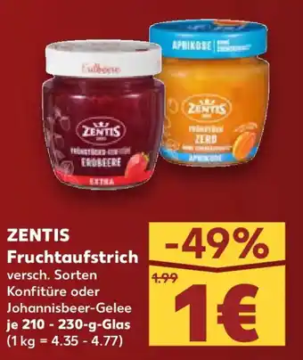 Kaufland ZENTIS Fruchtaufstrich Angebot