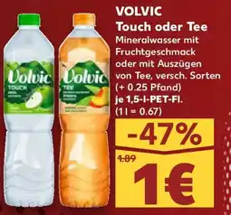Kaufland VOLVIC Touch oder Tee Angebot