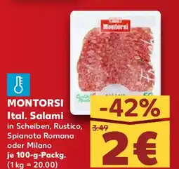 Kaufland MONTORSI Ital. Salami Angebot