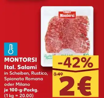 Kaufland MONTORSI Ital. Salami Angebot