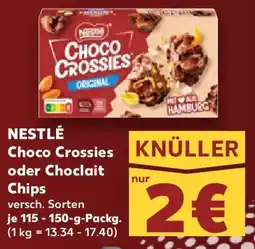 Kaufland NESTLÉ Choco Crossies oder Choclait Chips Angebot