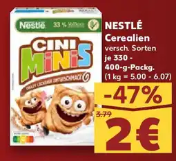 Kaufland NESTLÉ Cerealien Angebot