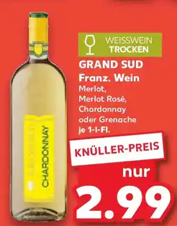Kaufland GRAND SUD Franz. Wein Angebot