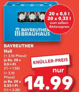 Kaufland BAYREUTHER Hell Angebot