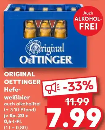 ORIGINAL OETTINGER Hefeweißbier