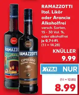 Kaufland RAMAZZOTTI Ital. Likör oder Arancia Alkoholfrei Angebot