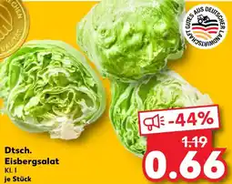 Kaufland Dtsch. Eisbergsalat Angebot
