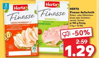 Kaufland HERTA Finesse Aufschnitt Angebot