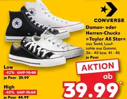 Kaufland CONVERSE Damen- oder Herren-Chucks Taylor All Star Low Angebot
