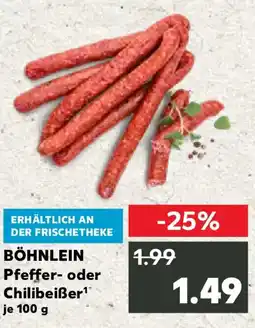 Kaufland BÖHNLEIN Pfeffer- oder Chilibeißer Angebot