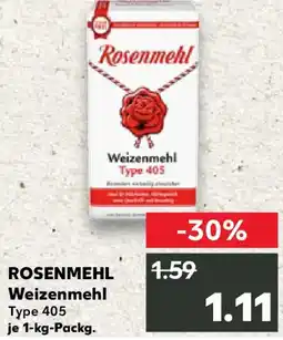 Kaufland ROSENMEHL Weizenmehl Type 405 Angebot