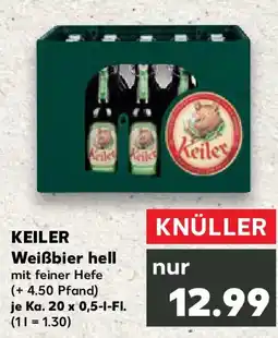 Kaufland KEILER Weißbier hell Angebot