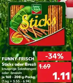 Kaufland FUNNY-FRISCH Sticks oder Brezli Angebot