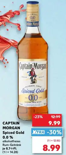 Kaufland CAPTAIN MORGAN Spiced Gold 0.0 % Angebot
