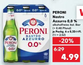 Kaufland PERONI Nastro Azzurro 0,0 % Angebot