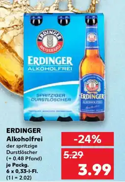 Kaufland ERDINGER Alkoholfrei Angebot