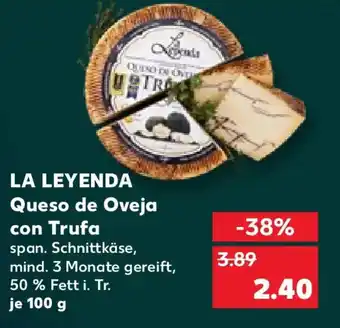 Kaufland LA LEYENDA Queso de Oveja con Trufa Angebot