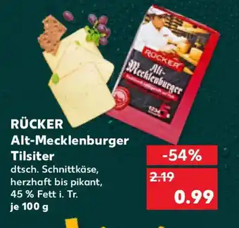 Kaufland RÜCKER Alt-Mecklenburger Tilsiter Angebot