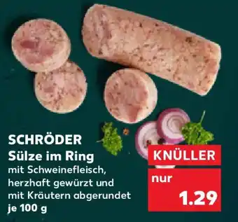 Kaufland SCHRÖDER Sülze im Ring Angebot