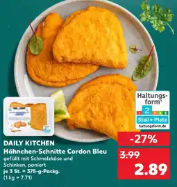 Kaufland DAILY KITCHEN Hähnchen-Schnitte Cordon Bleu Angebot