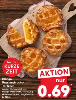 Kaufland Mango- Passionsfrucht- Törtchen Angebot
