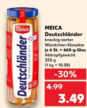 Kaufland MEICA Deutschländer Angebot